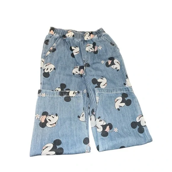 H&M Kids Blue Mickey Mouse Jeans - Picture 5 of 6